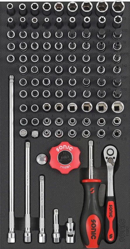 Bit Socket Set, 1/4", 102pcs. S SFS