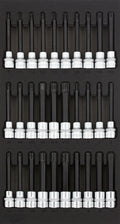 Bit Socket Set, 3/8", 30pcs. S SFS