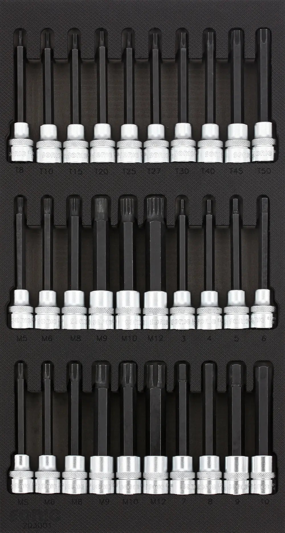 Bit Socket Set, 3/8", 30pcs. S SFS