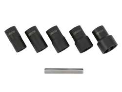 Spiral Socket Set 1/2", 5pcs.