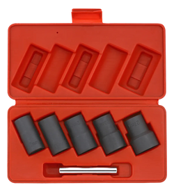 Spiral Socket Set 1/2", 5pcs.