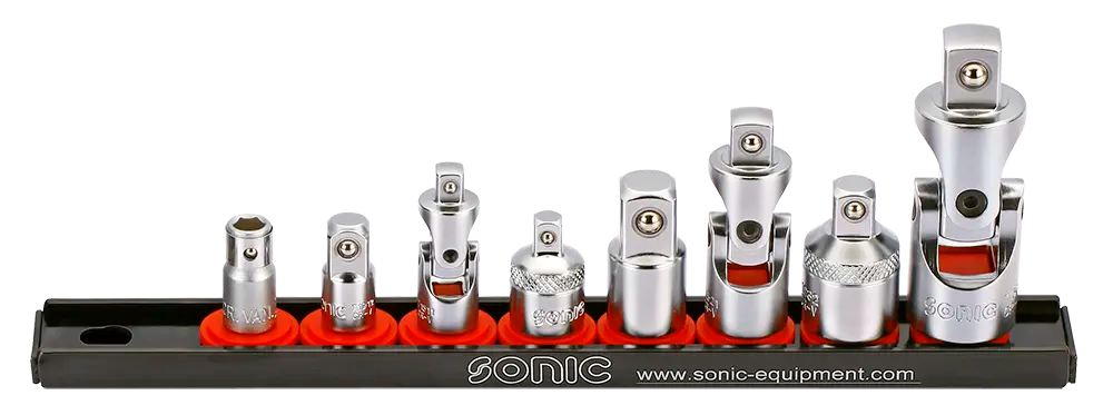 Adaptor and Universal Joint, 8pcs.