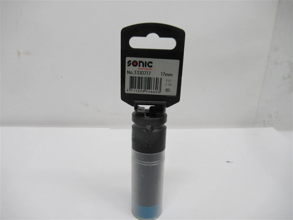 Power Impact Wheel Socket, 1/2", 6pt., 17mm