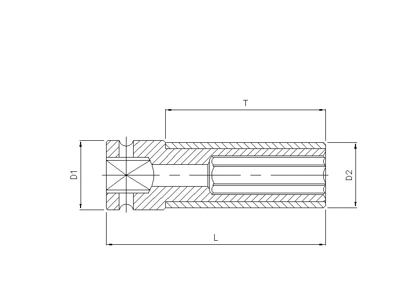 Power Impact Wheel Socket, 1/2", 6pt., 19mm