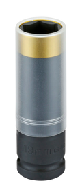 Power Impact Wheel Socket, 1/2", 6pt., 19mm