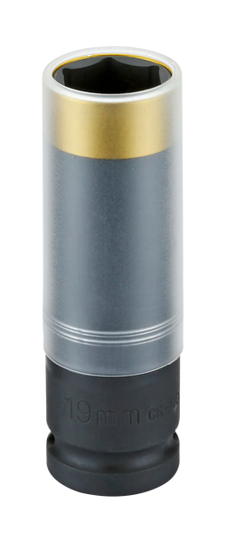 Power Impact Wheel Socket, 1/2", 6pt., 19mm