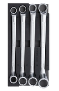 75 Degree Offset Ring Wrench Set, 4pcs. S SFS