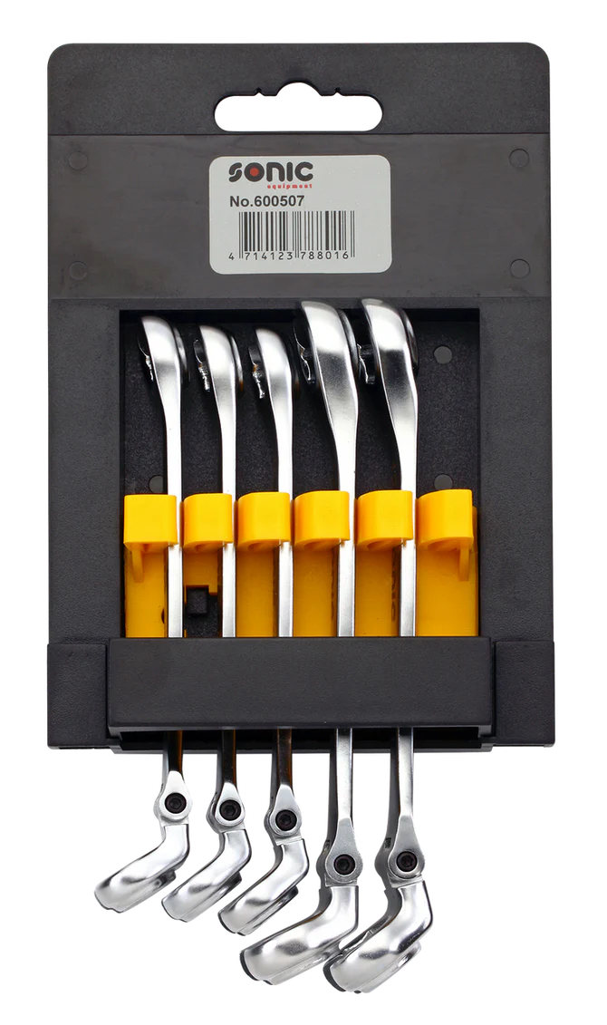 Flexible Flare Nut Wrench Set, 5pcs.