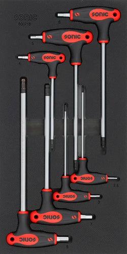 Hex Ball Grip Key Set, 7pcs. S SFS