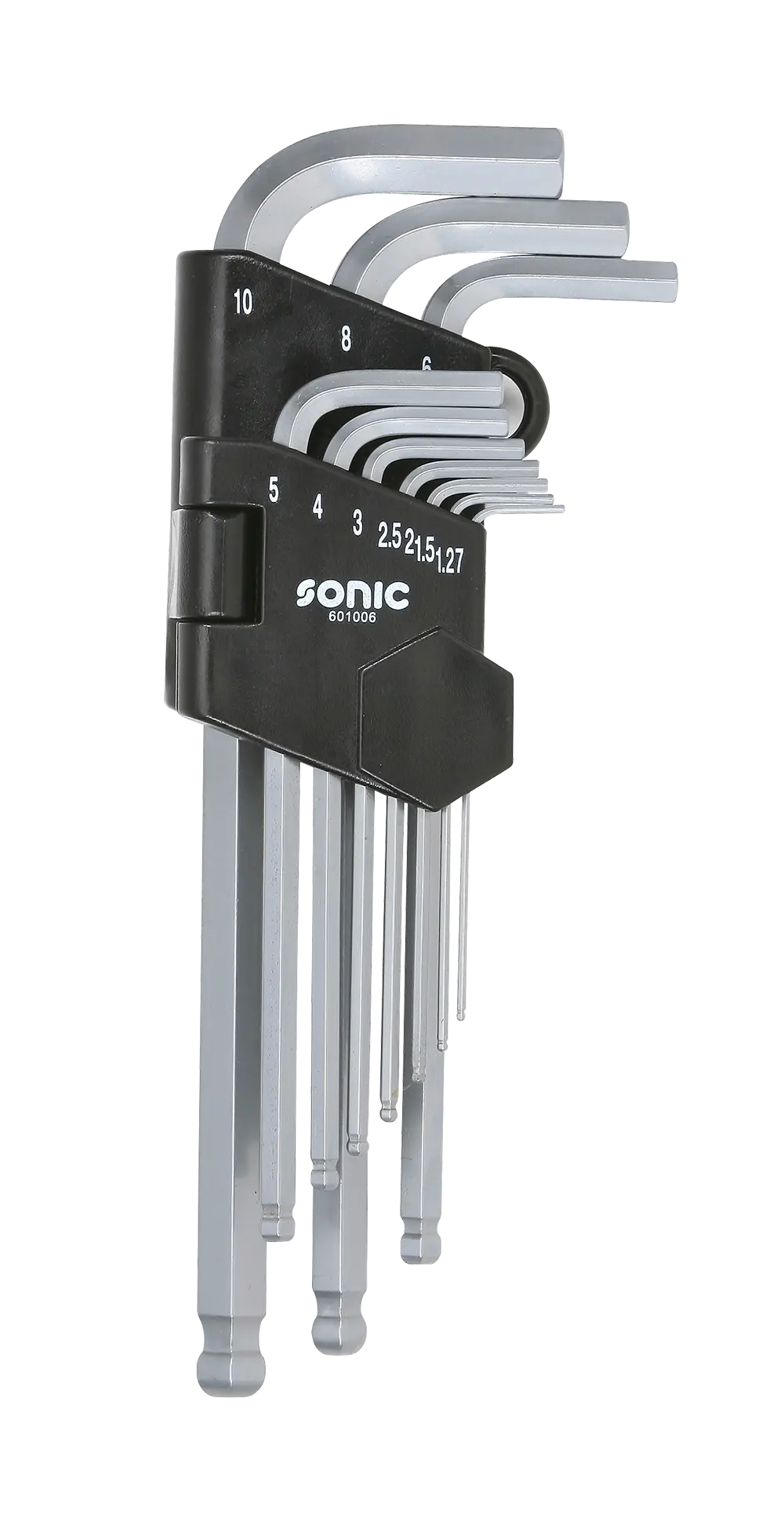 Hex Ball Key Set, Long, 10pcs.