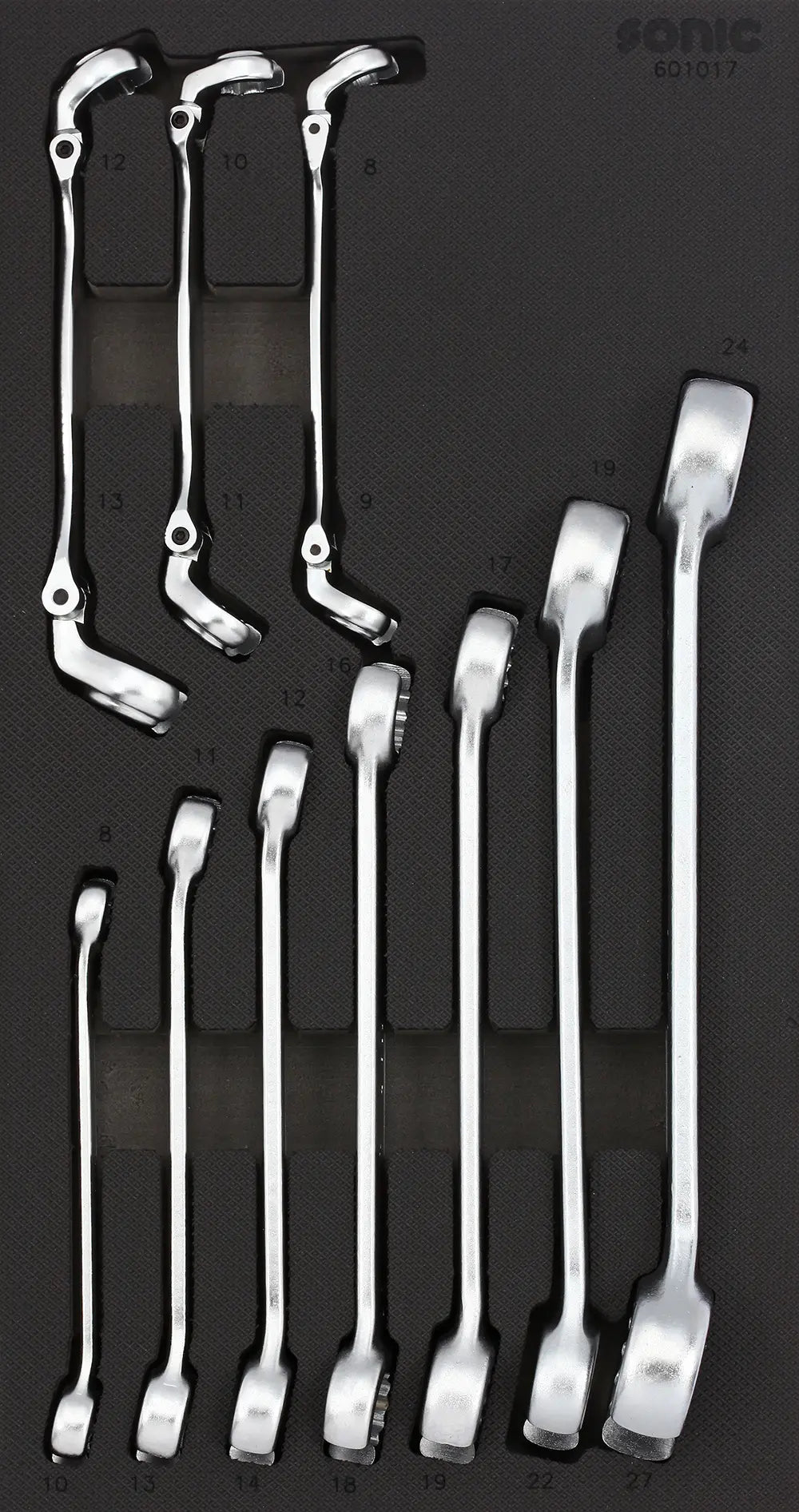 Flare Nut Wrench Set, 10pcs. S SFS