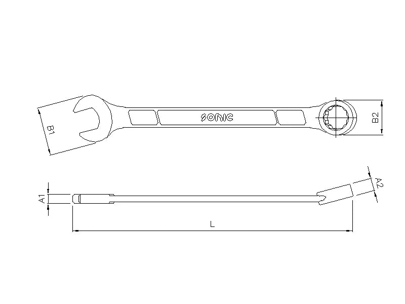 SAE Combination Wrench Set in Pouch, 12pcs.