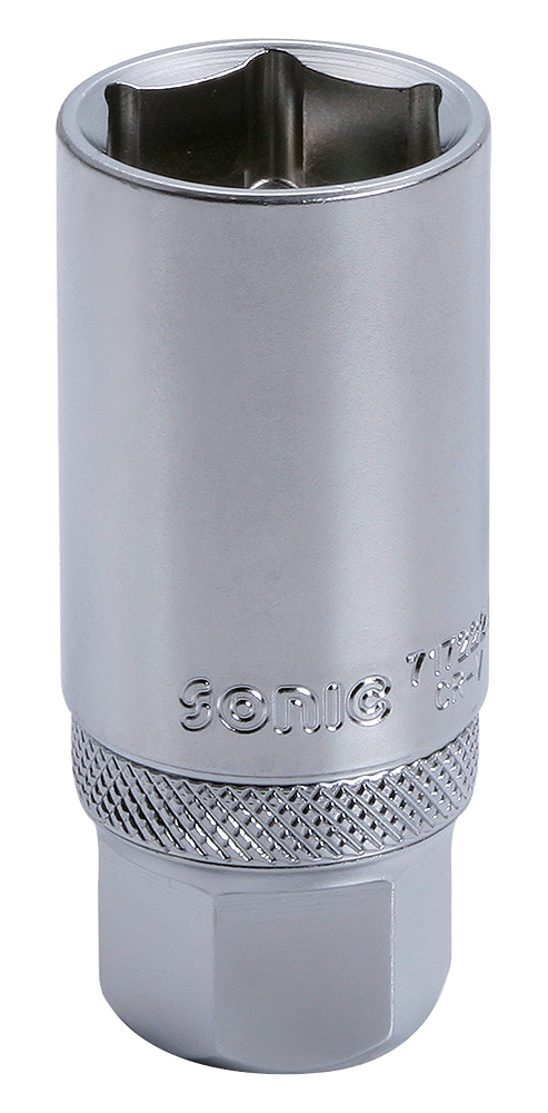 Spark Plug Clip Socket, 3/8", 12pt., 21mm
