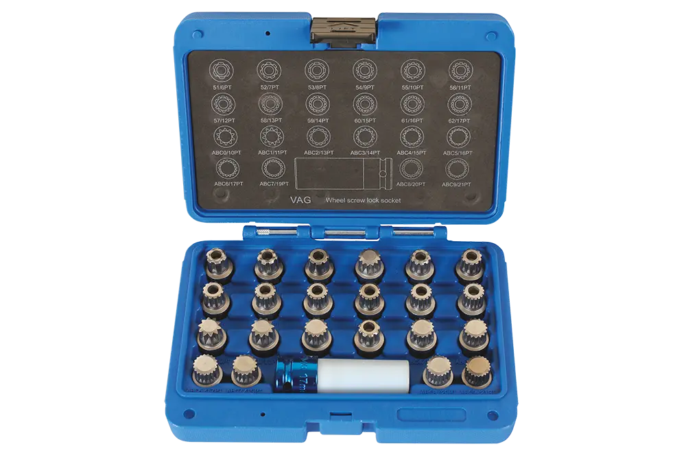 Wheel Nut Lock Set - VAG 23pcs