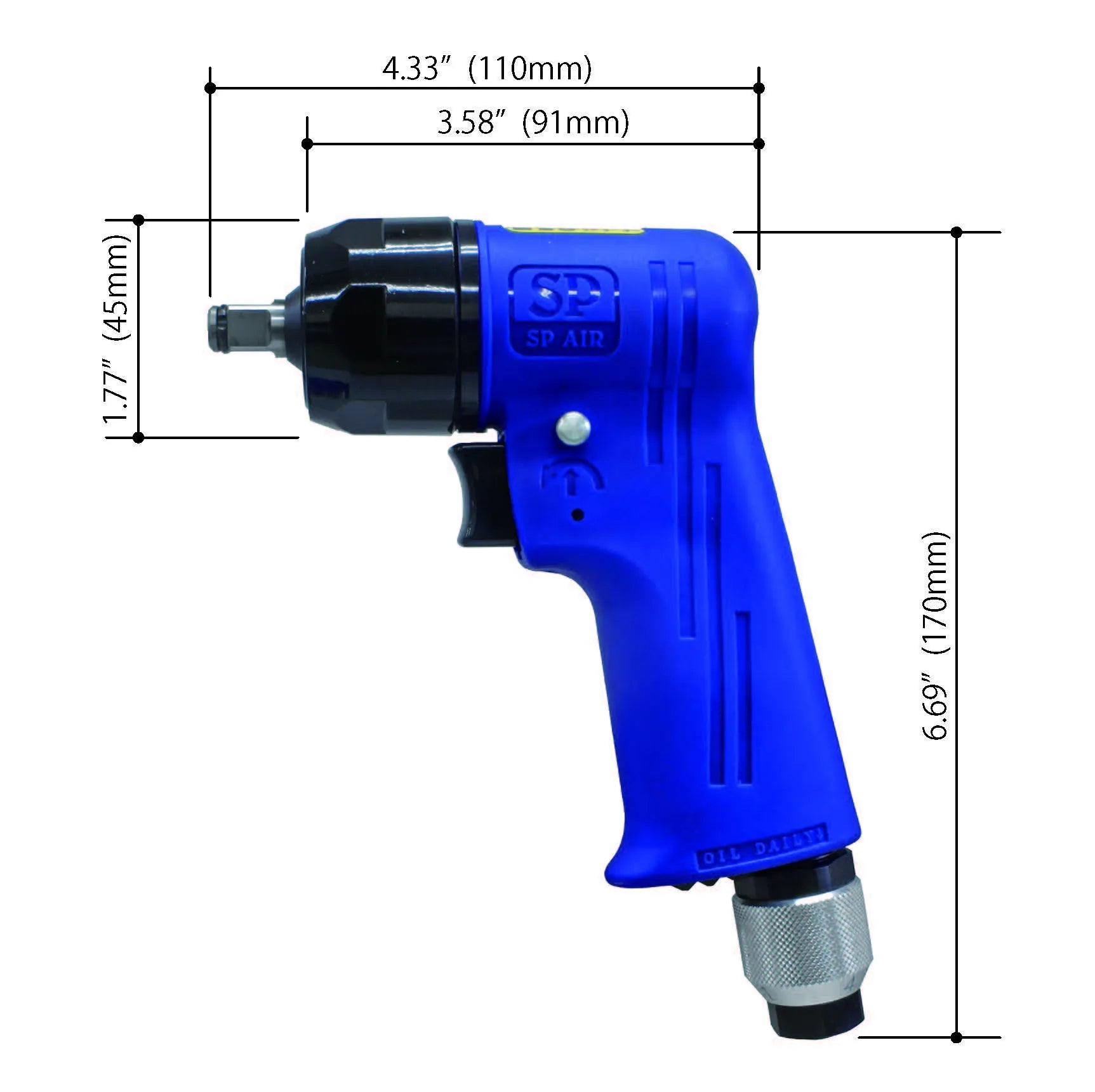 1/4" Composite Mini Impact Wrench