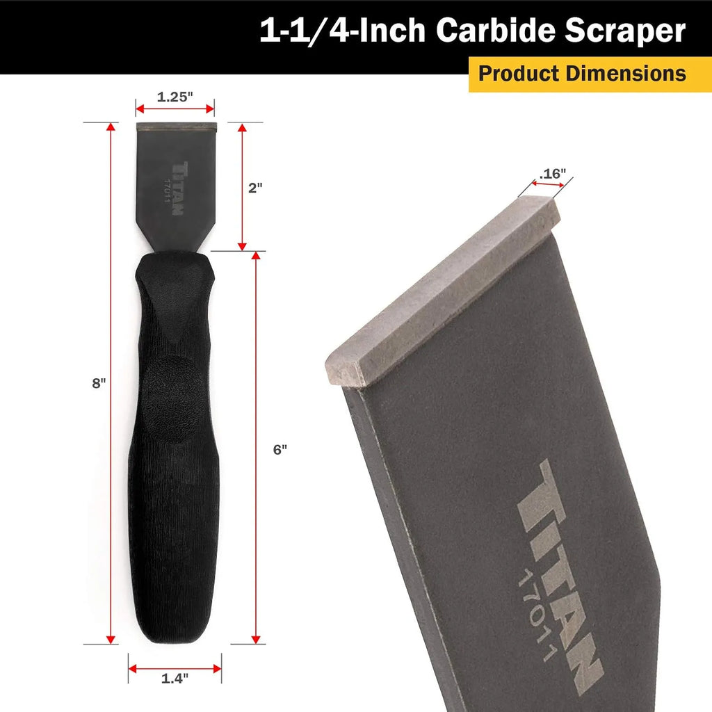 Titan 17011 1-1/4 in. Carbide Scraper