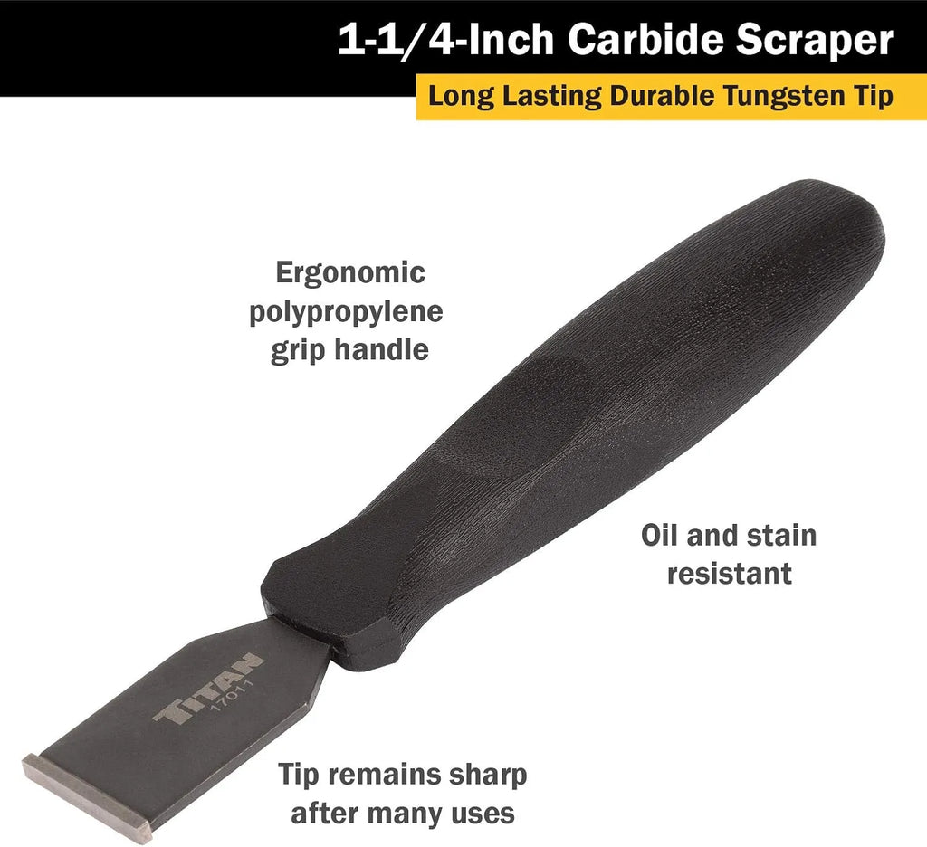 Titan 17011 1-1/4 in. Carbide Scraper