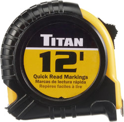 Titan 10904 12 ft. Tape Measure