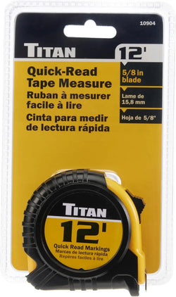 Titan 10904 12 ft. Tape Measure