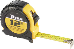 Titan 10904 12 ft. Tape Measure