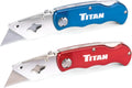 Titan 11020 2-Piece Folding Utility Knife Set
