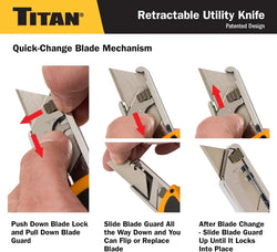 Titan 11024 Sliding Utility Knife