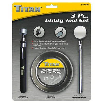 Titan 11065 3-Piece Magnetic Utility Tool Set