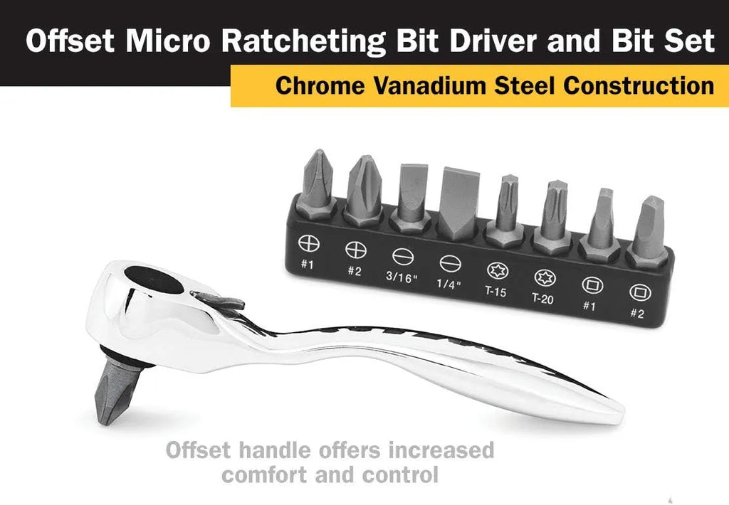 Titan 11205 Offset Micro Bit Driver With Bits