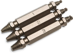 Titan 11215 3-Piece Damaged Screw Extractor Set