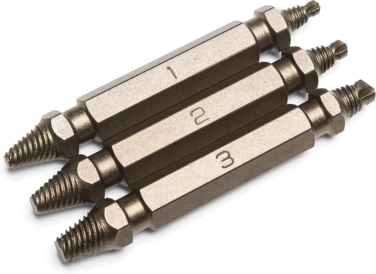 Titan 11215 3-Piece Damaged Screw Extractor Set
