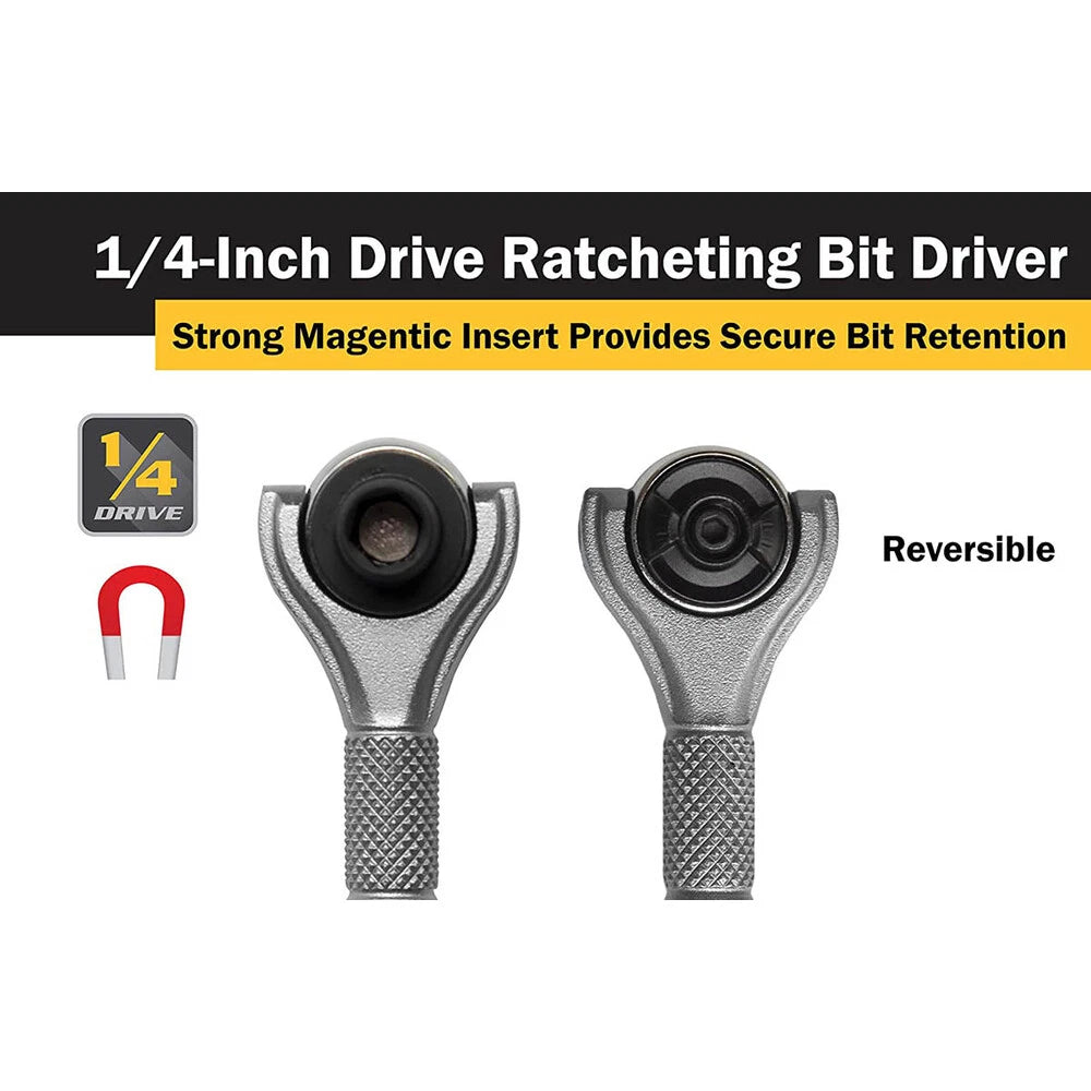 Titan 11318 1/4 in. Swivel Micro Bit Driver