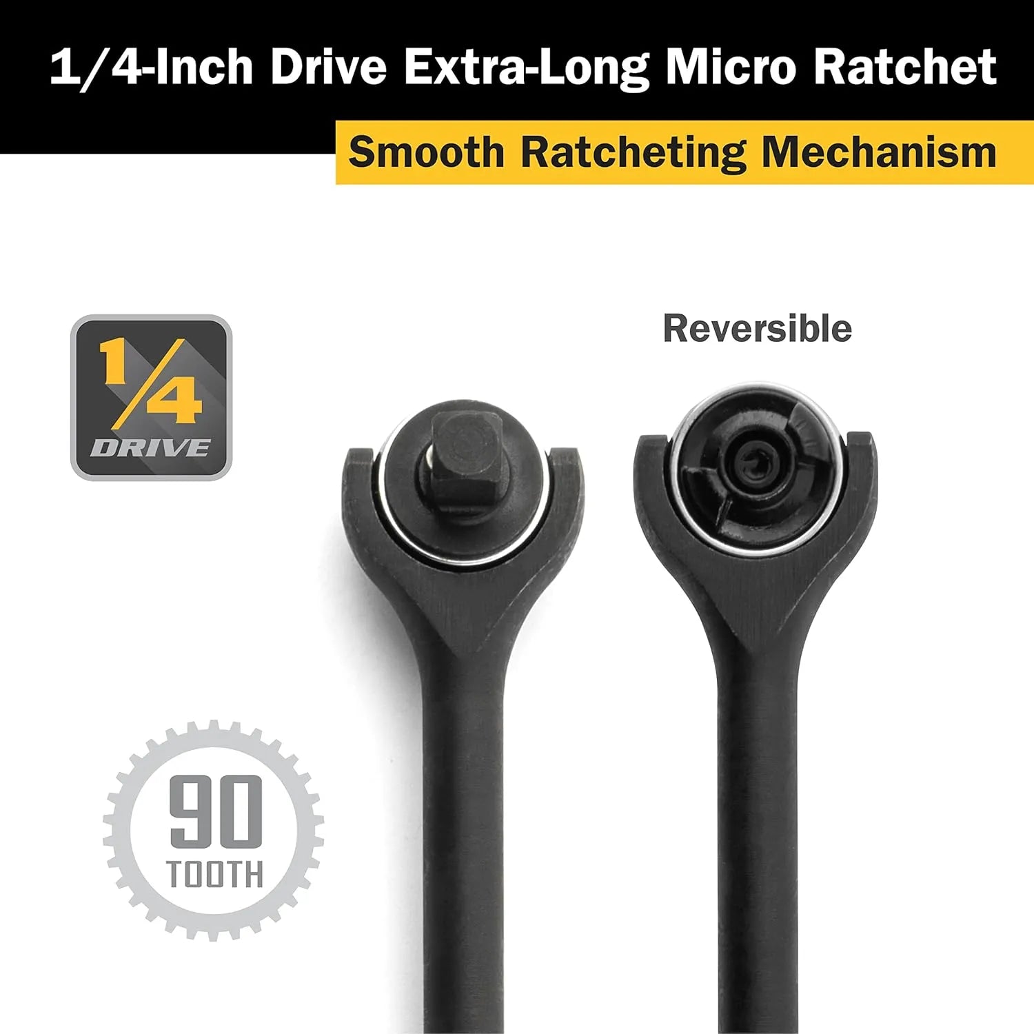 Titan 11328 Extended Swivel Micro Ratchet