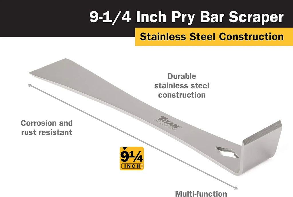 Titan 11509 9-1/4 in. Multi-Purpose Pry Bar