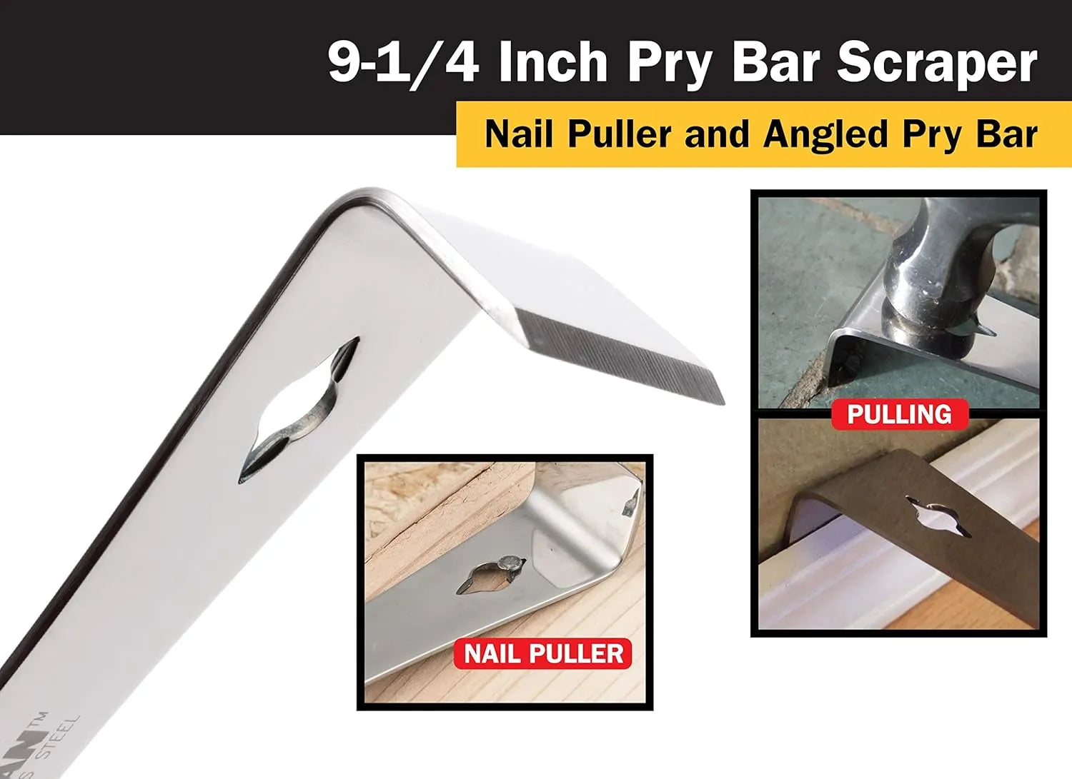 Titan 11509 9-1/4 in. Multi-Purpose Pry Bar