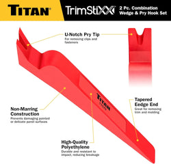 Titan 11568 Wedge & Pry Hook Set