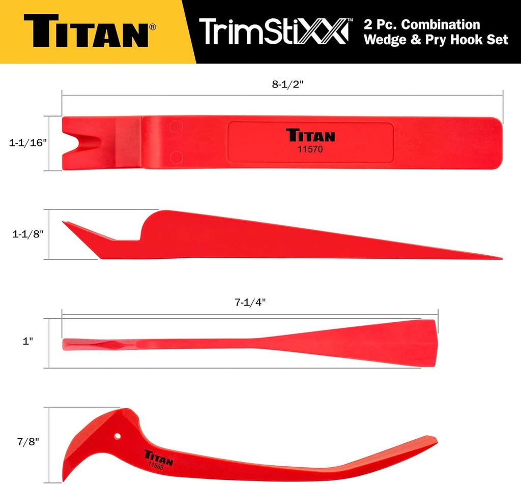 Titan 11568 Wedge & Pry Hook Set
