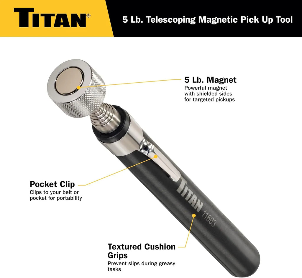 Titan 11192 5 lb. Telescoping Magnetic Pickup