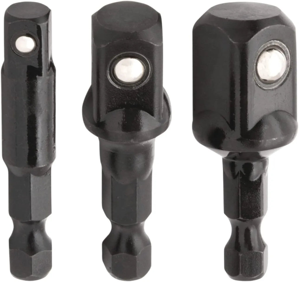 Titan 12061 3-Piece Stubby Impact Socket Adapter Set