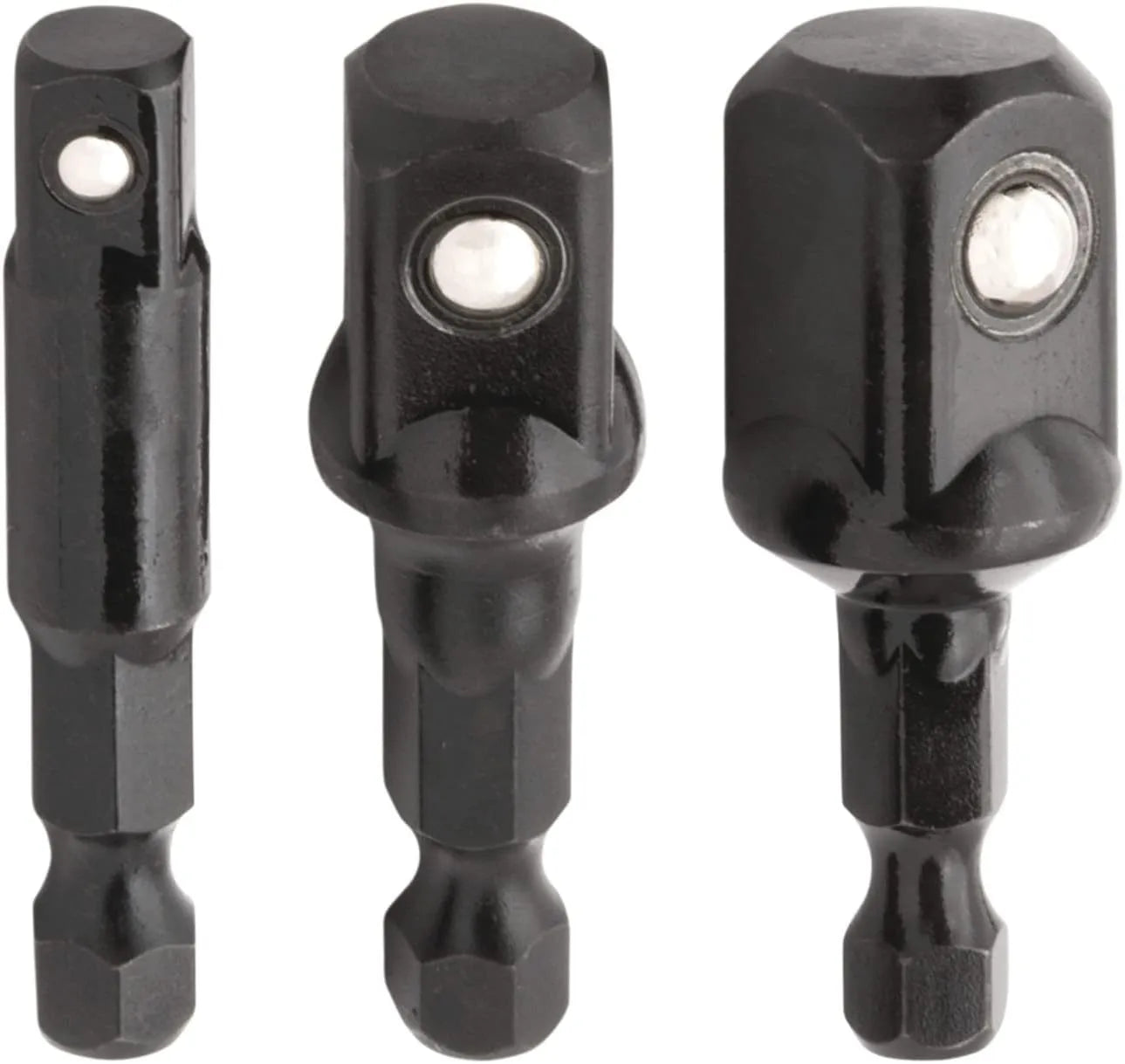 Titan 12061 3-Piece Stubby Impact Socket Adapter Set