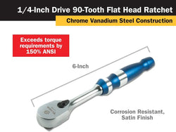 Titan 12160 1/4 in. Drive 6 in. 90 Tooth Ratchet