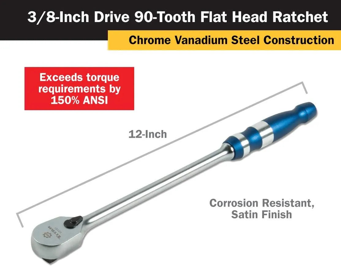 Titan 12161 3/8 in. Drive 12 in. 90 Tooth Ratchet