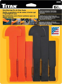 Titan 15048 6-Piece Multi Wedge Pry Tool Set