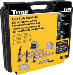 Titan 15100 7-Piece Automotive Body Hammer & Dolly Set