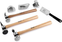 Titan 15100 7-Piece Automotive Body Hammer & Dolly Set