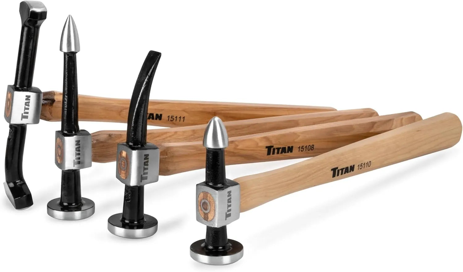Titan 15104 4-Piece Automotive Body Hammer Set