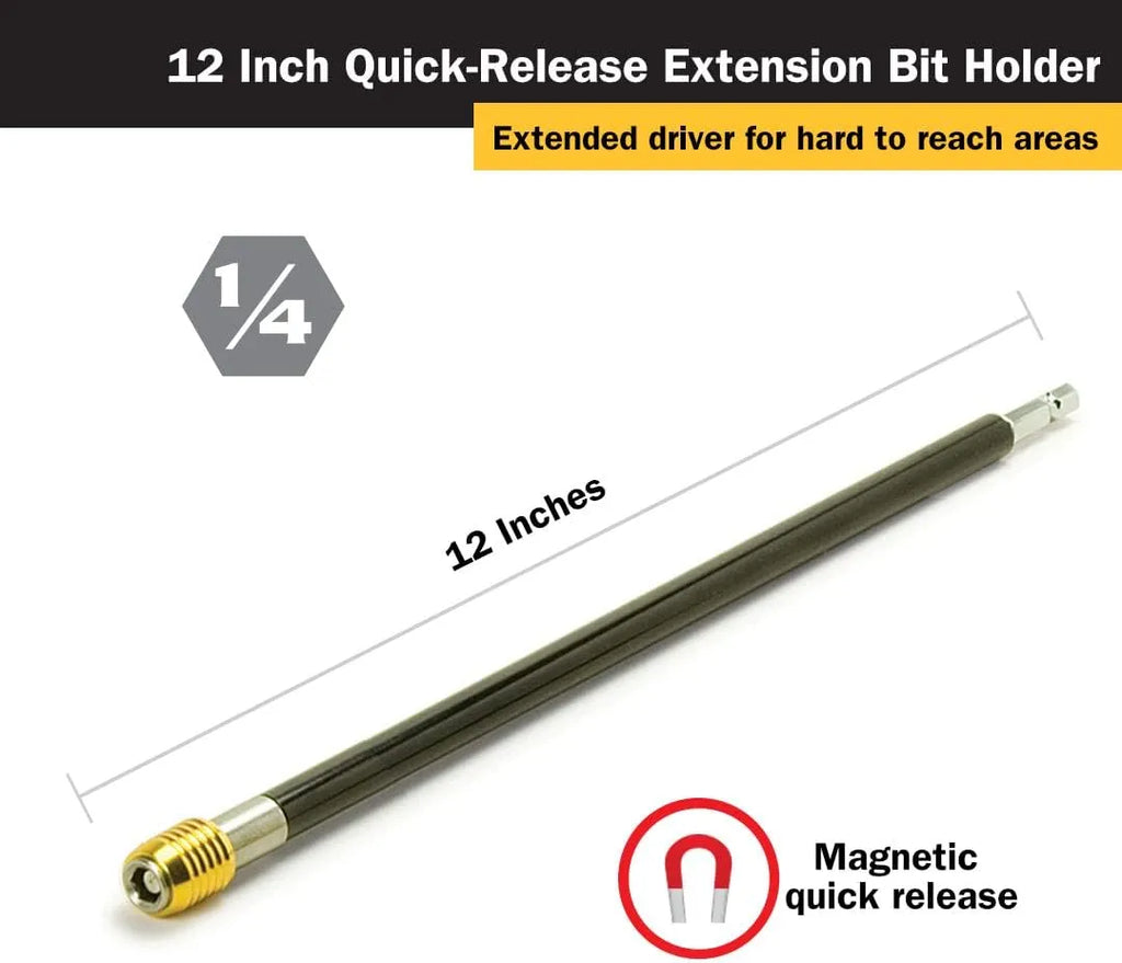 Titan 16012 12 in. Quick-Release Bit Holder
