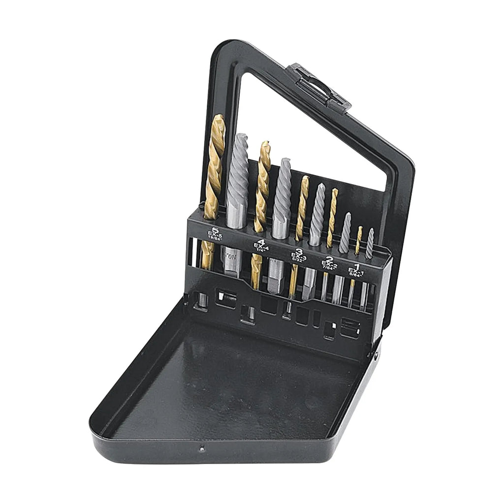 Titan 16013 10-Piece Extractor/Left-Hand Drill Bit