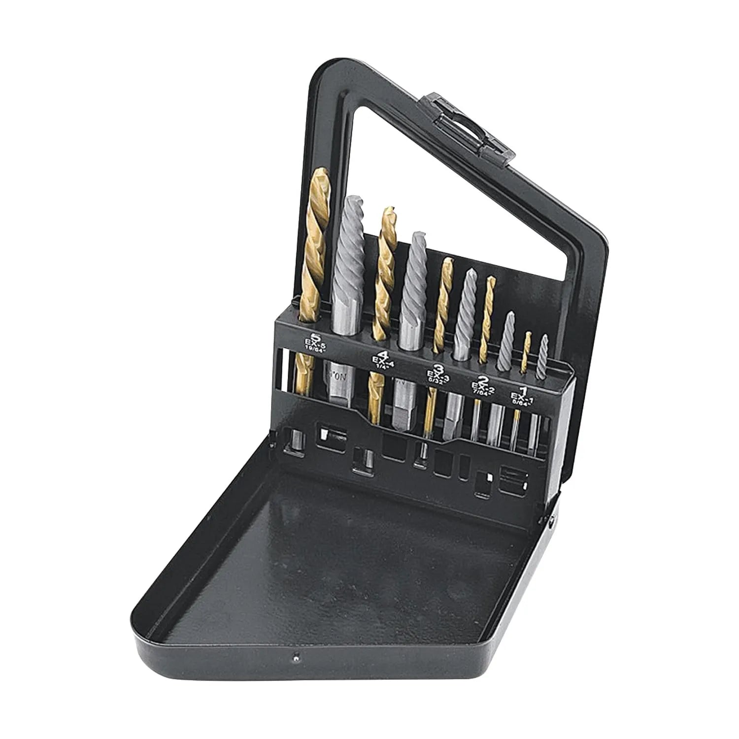 Titan 16013 10-Piece Extractor/Left-Hand Drill Bit