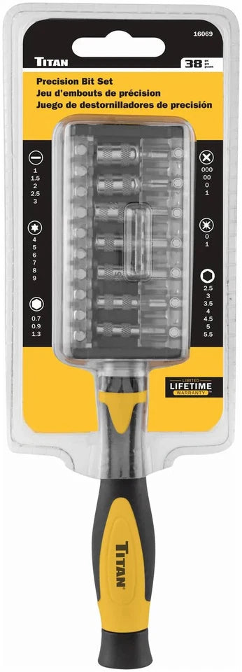Titan 16069 38-Piece Precision Bit & Driver Set