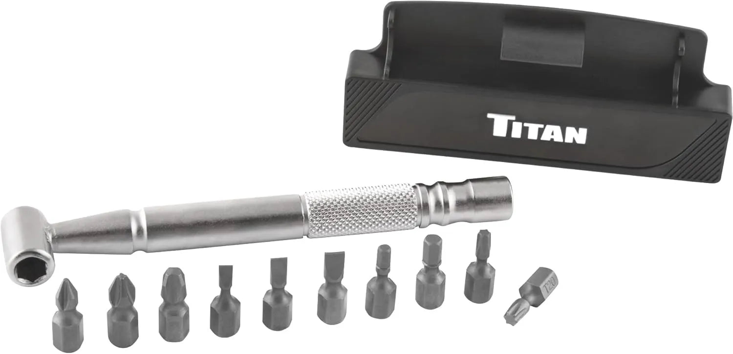Titan 16091 11-Piece Offset Bit Driver
